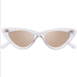 Le Specs The Last Lolita Sunglasses Grey (NWT)
